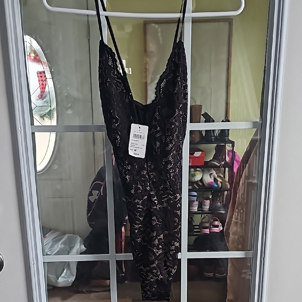 Black Lace Bodysuit Windsor Medium